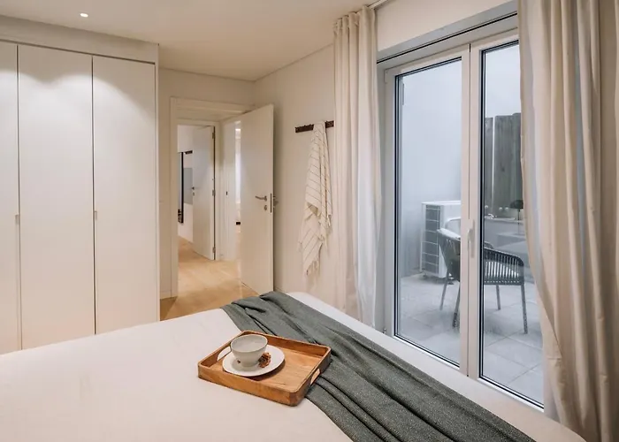 شقة Aveiro - 3 Bedrooms And Terrace In Amoreiras *